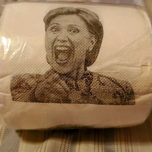 Hilarious Hillary Clinton Toilet Paper